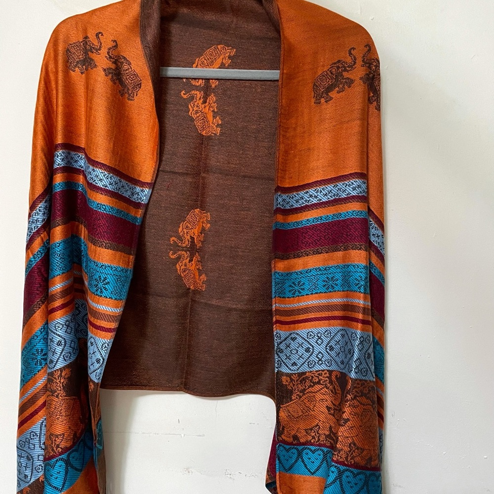 Vintage Elephant Scarf